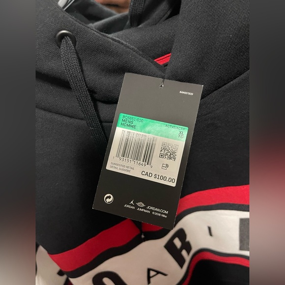 JORDAN | J O R D A N | Heavyweight Cotton Hoody | Men’s XL - Picture 3 of 3